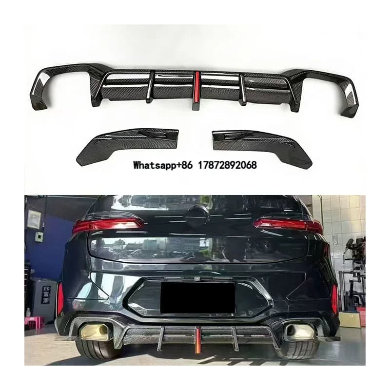 For the Rear Lip of the New X4M F98 Carbon Fiber Rear Diffuser