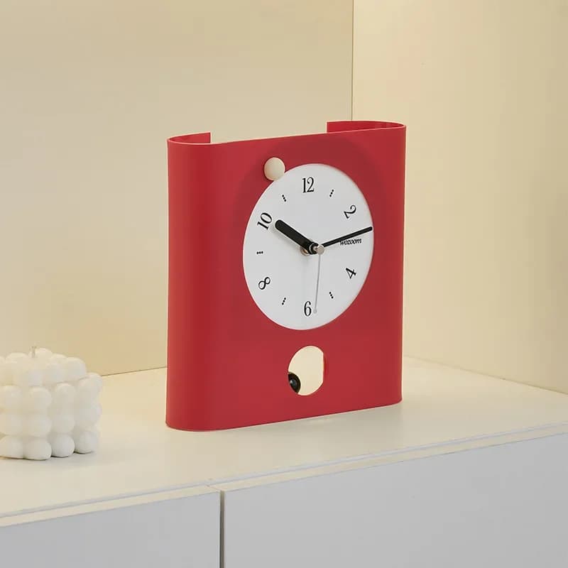 Tabletop ornament pendulum desktop clock creative art clock living room home decoration