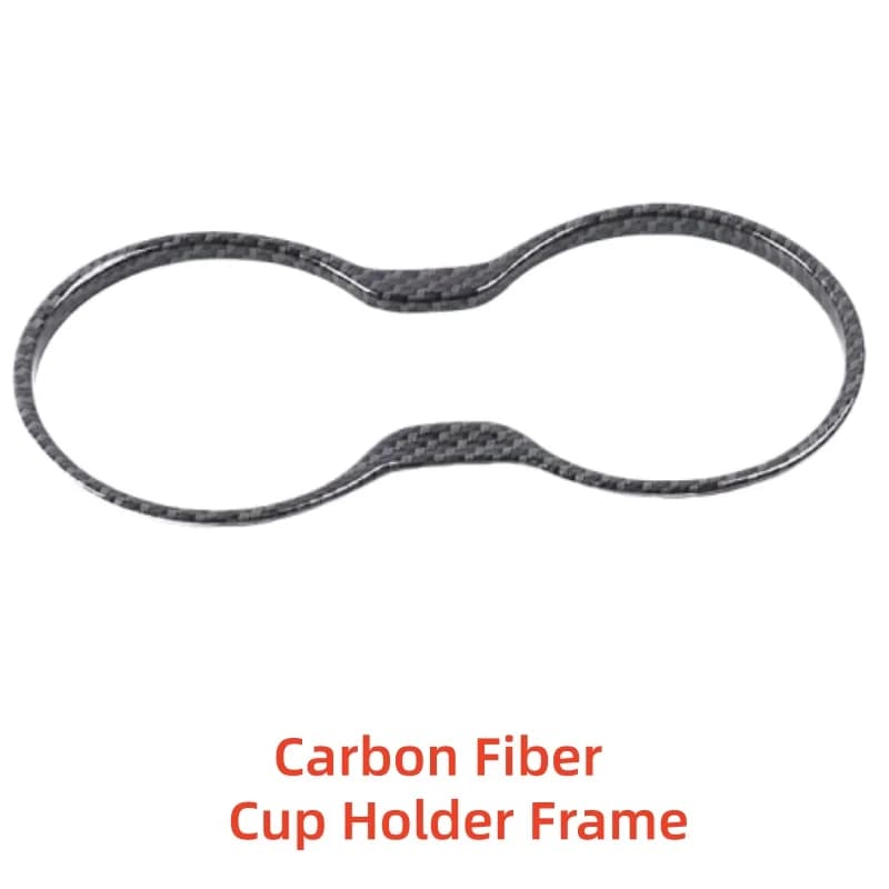 Car Upgrade Stickers ABS Cup Holder Frame For JEEP Compass 2017 2018 2019 2020 2021 Modification Decoration Accessories