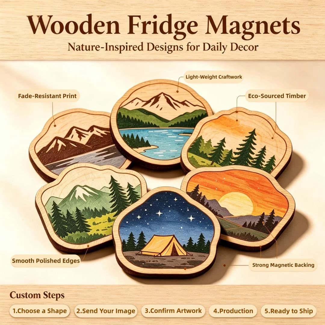 Creative Custom Decorative Magnetic Picture Fridge Magnets Fun Patterns Exquisite Quality Personalized Logo Souvenir Magnet
