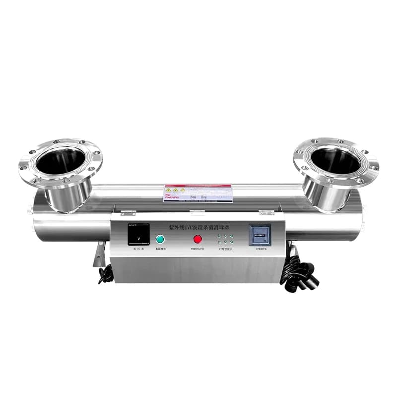 Ultraviolet sterilizer, pipeline type open channel, over-flow sterilization, secondary water supply, swimming pool water