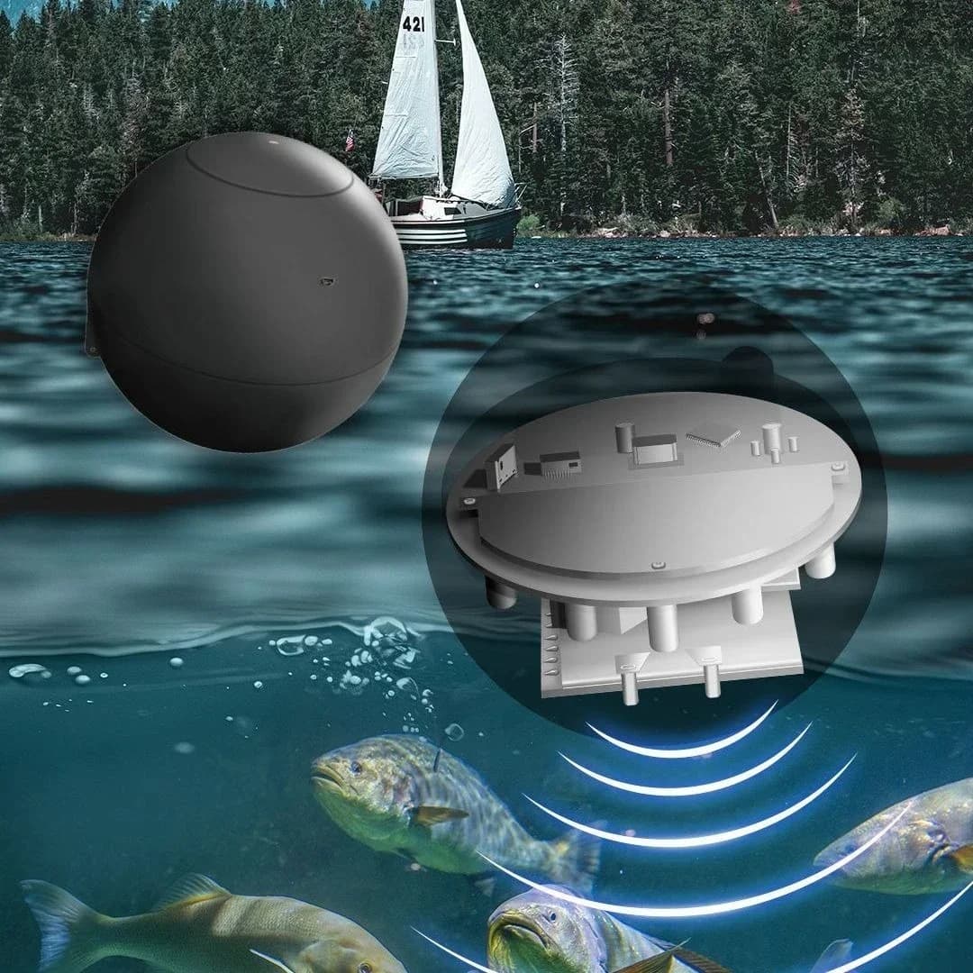 Smart sonar fish detector, light and easy to carry, wild fishing black technology wireless