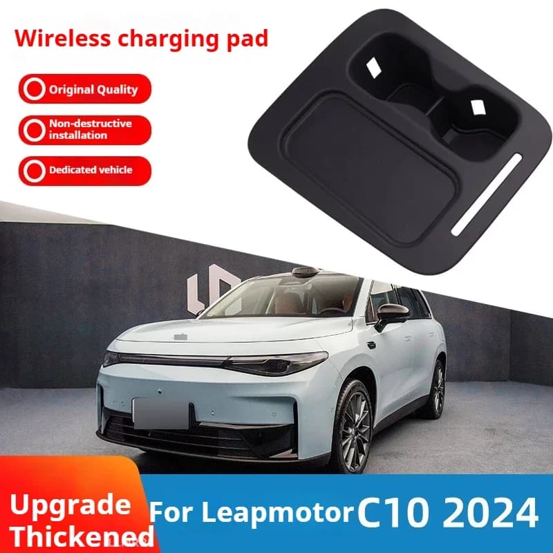 For 2024 Leapmotor C10 central control wireless charging pad water coaster Leapmotor car supplies TPE