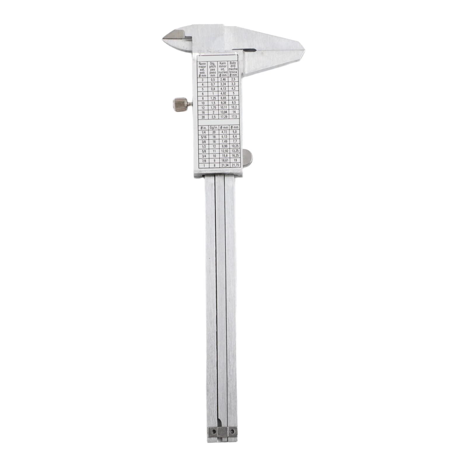 Portable Caliper 100mm Caliper Accurate Measurement Ergonomic Design High Carbon Steel Accurate Measuring Gauge