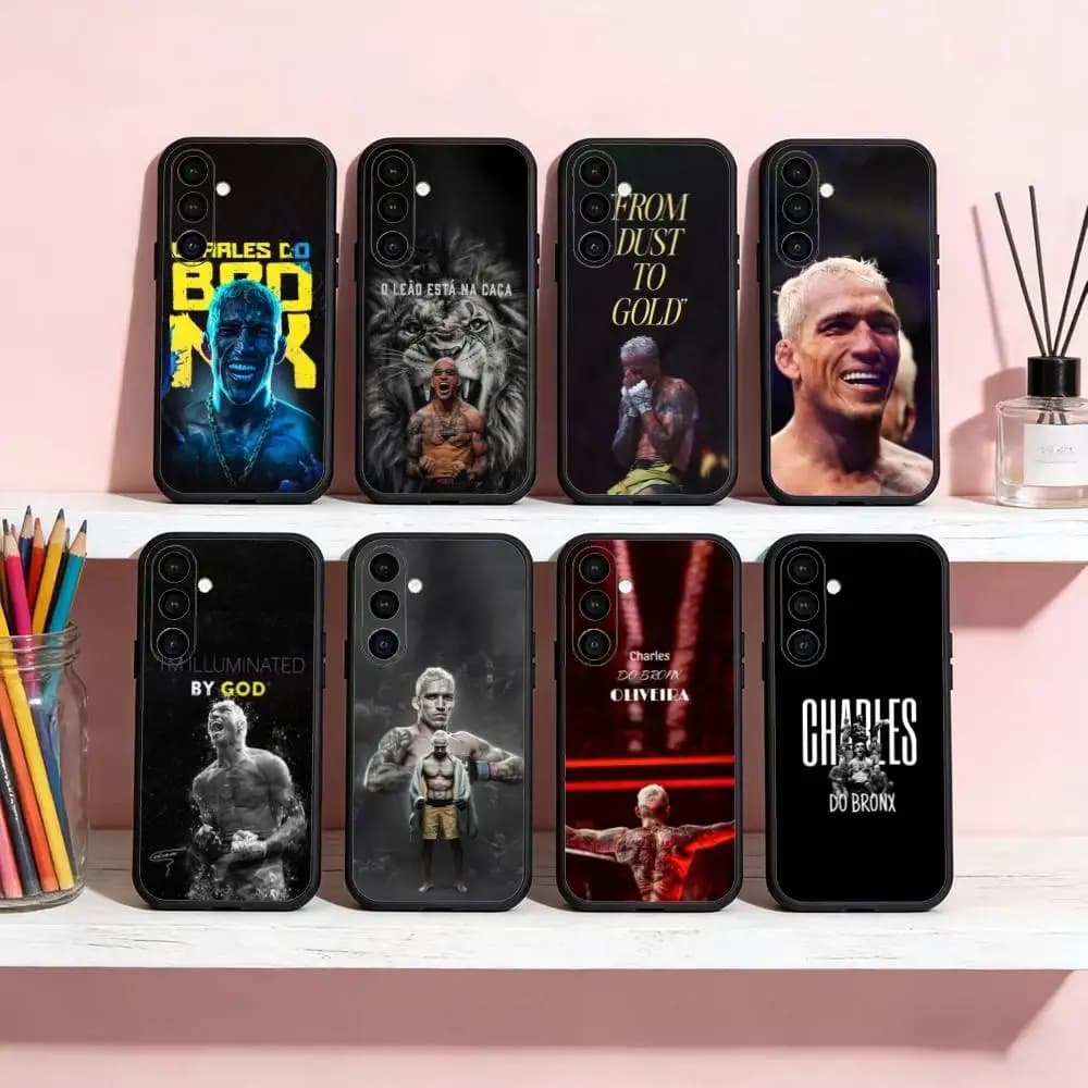 Do Bronx Fighter Charles Oliveira  Phone Case For Samsung Galaxy A13,21s,22,31,32,52,53,71,72,73,Soft Black Cover
