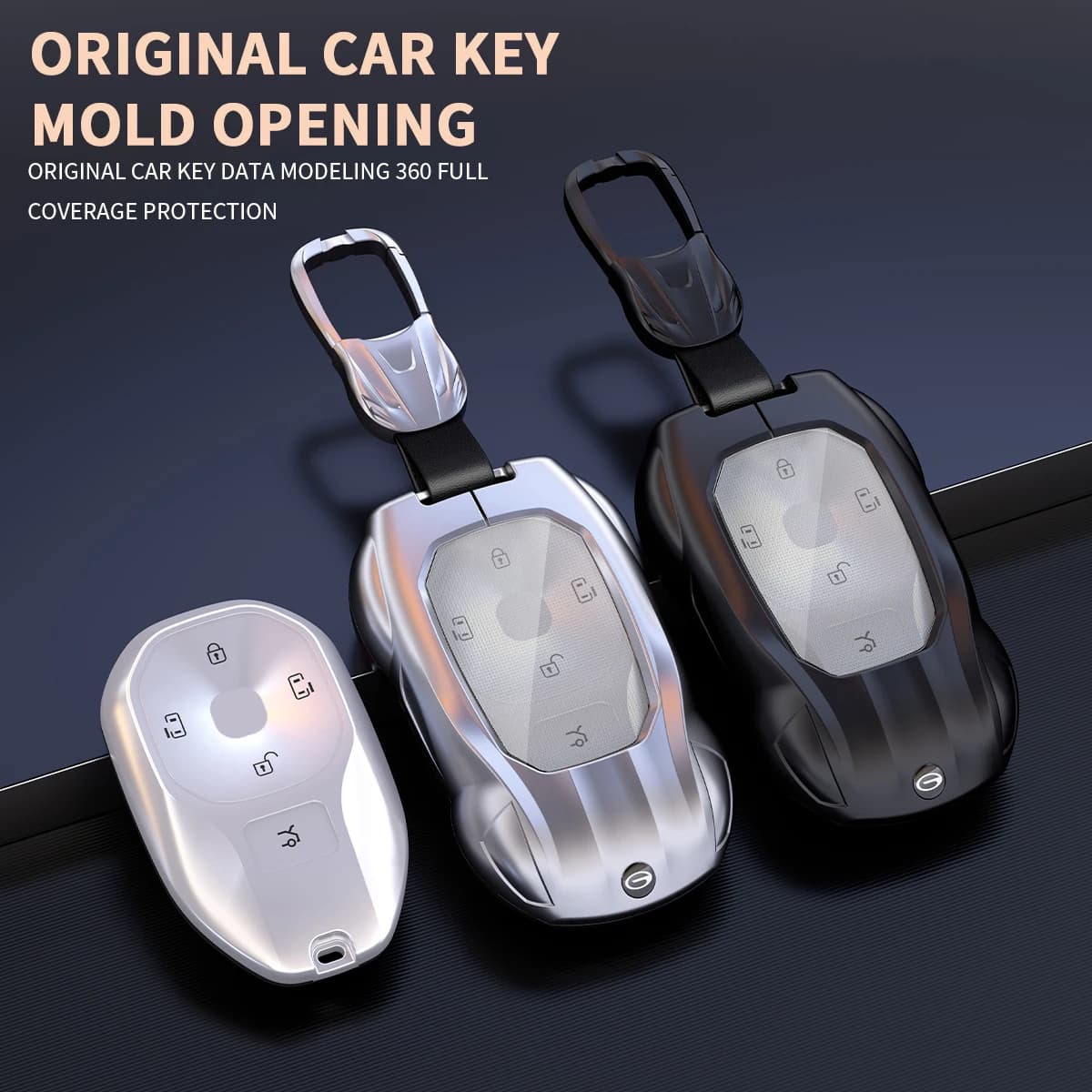 Zinc Alloy Silicone Car Remote Key Case Cover Holder Shell For GAC Trumpchi GS7 GS8 GM8 GS5 GA6 GM6 GN8 Empow J15 J16 Keychine