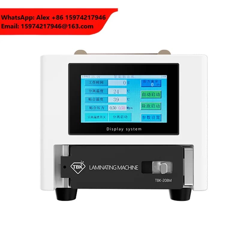 2022 Wholesale TBK 208m OCA Machine , Bubble Remover With Air Compressor And Vacuum Pump And Separator