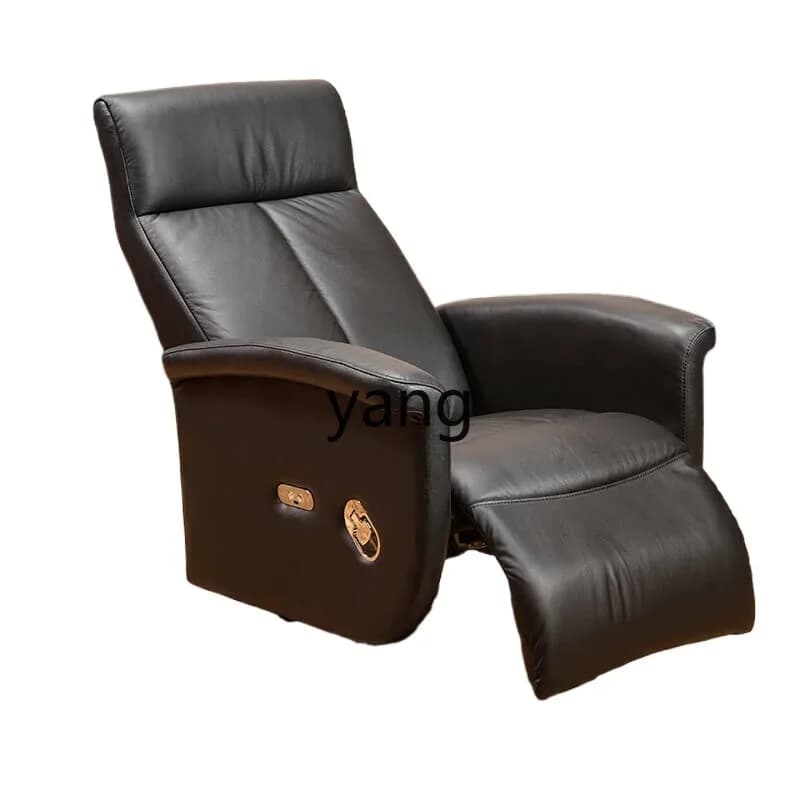 LTT home backrest leather reclining office backrest business swivel chair comfortable sedentary lazy computer chair