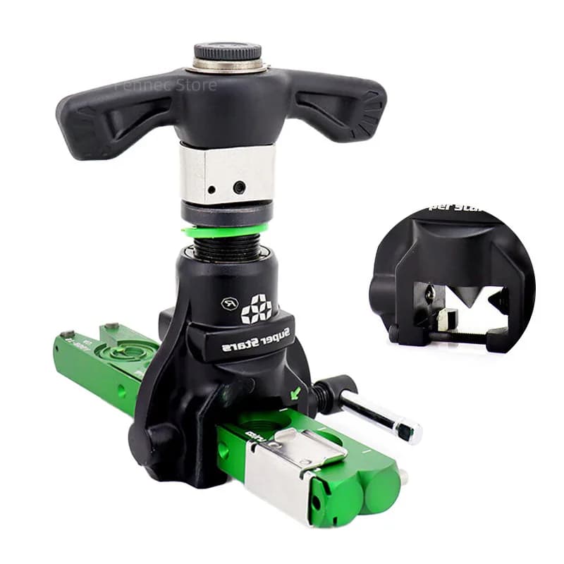 Super Stars ST-R806A Ratchet Flashlight Dual-Purpose Copper Tube Expander ST-806A Bell Mouth Expander Eccentric Flare