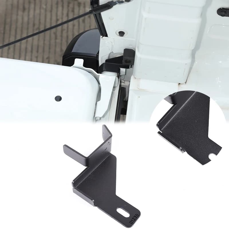 For Nissan Frontier 2022-2026+ Carbon Steel Black Car Tailgate Anti-theft Bracket Car Exterior Modification Accessories