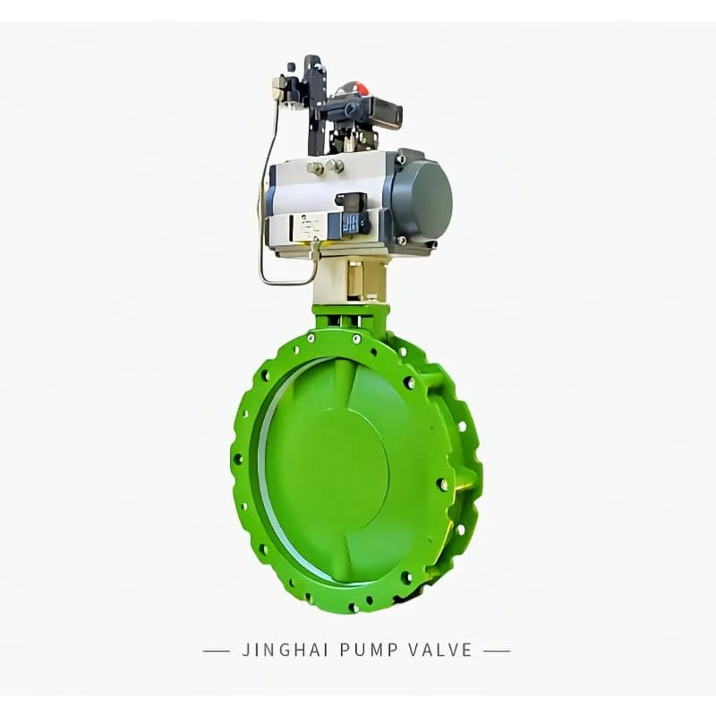 Spray PTFE Dust butterfly Valve DN100-DN600 Aluminum Alloy Ductile Cast Iron butterfly Valve with Electric Actuator