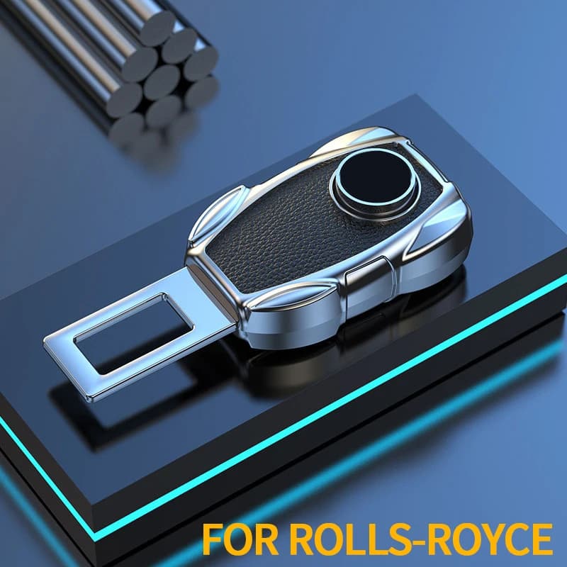 For Rolls-Royce Cullinan Phantom Wraith Car Seat Belt Extender Alloy Seatbelt Lock Buckle Plug Easy Installation Firm Locking