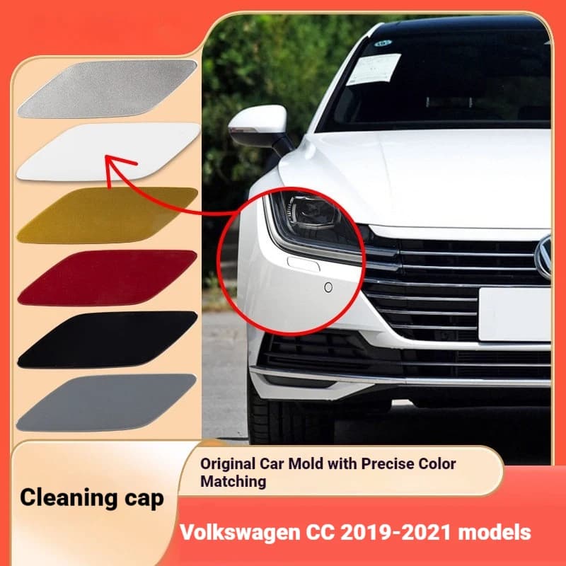 Applicable to 19-21 Volkswagen CC headlight wash cover front bumper headlight water spray cover accessories front bumper cover c