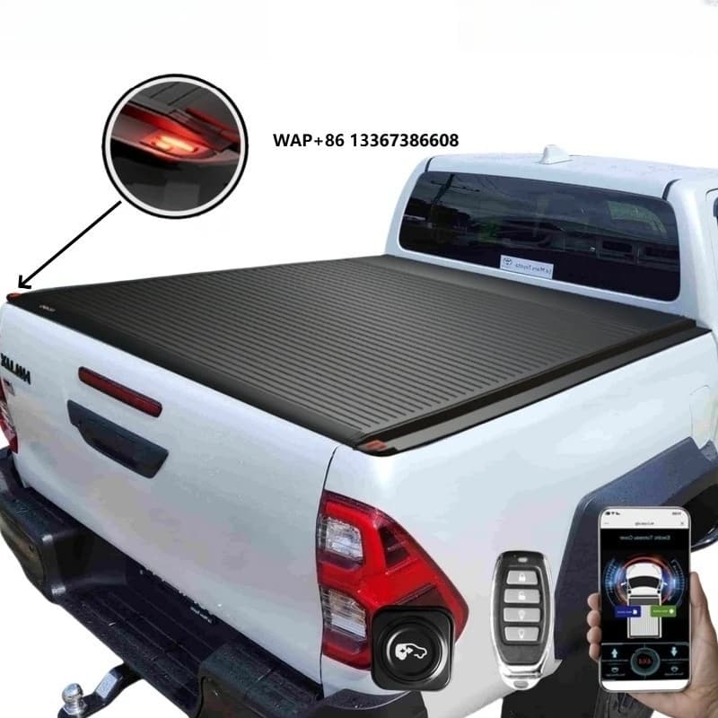Pick up Truck Retractable Lid Rear Trunk Tray Box Roller Shutter Cover Cab Bed Cover