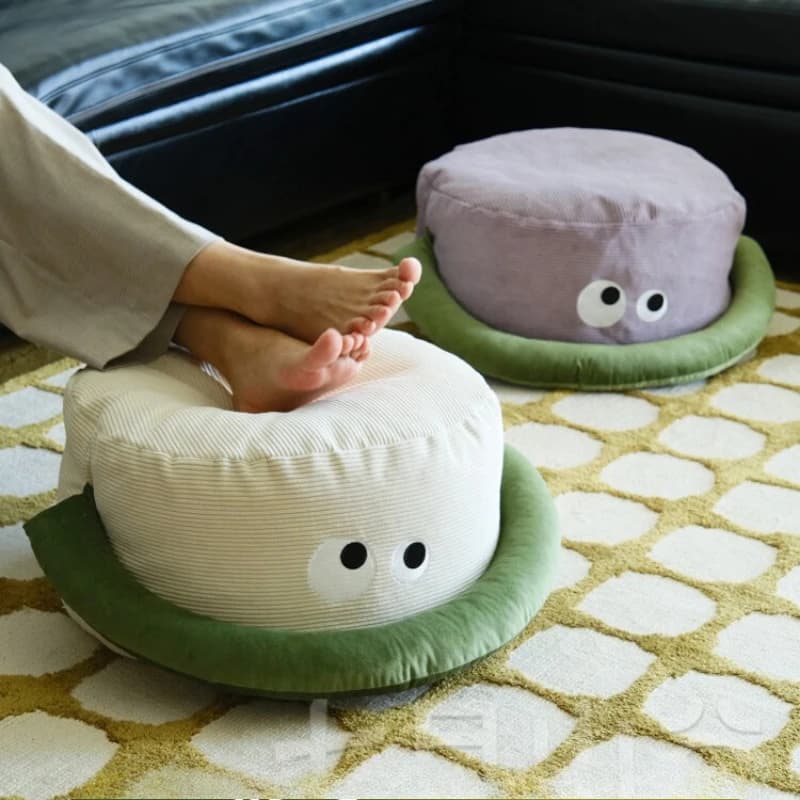 Tatami futon removable and washable cute original lazy foot pad shoe changing stool