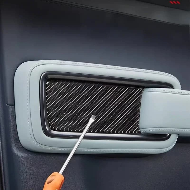 For BYD FangChengBao Leopard 5 2023-2025 ABS Carbon Fiber Car Interior Door Panel Decorative Cover Interior Car Accessories
