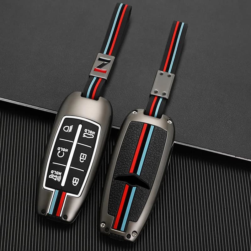 Zinc Alloy Car Key Case Cover Protect Shell For For Hyundai Genesis G70 G80 G90 GV70 GV80 EQ900 DH BH G60 Series Accessories