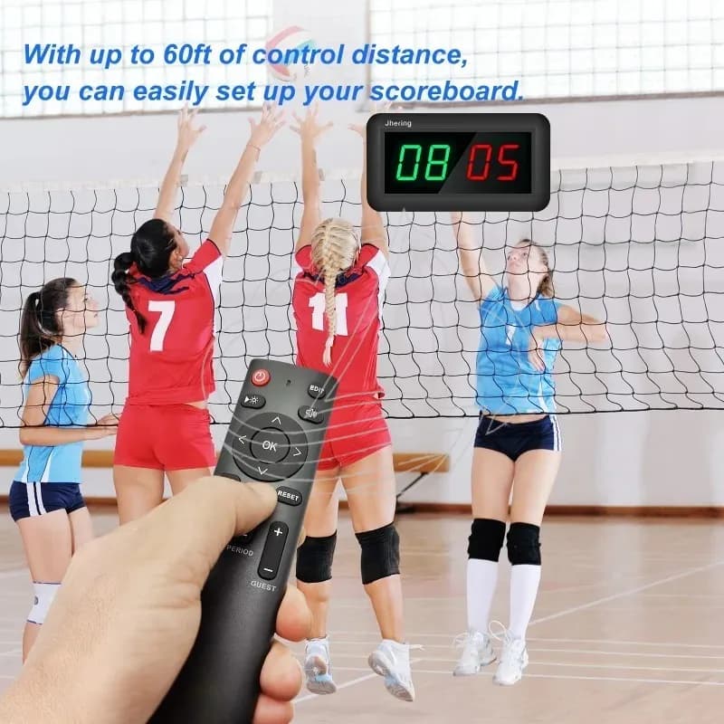 Portable Electronic Scoreboard for Table Tennis & Badminton Ball Game Digital Scorer