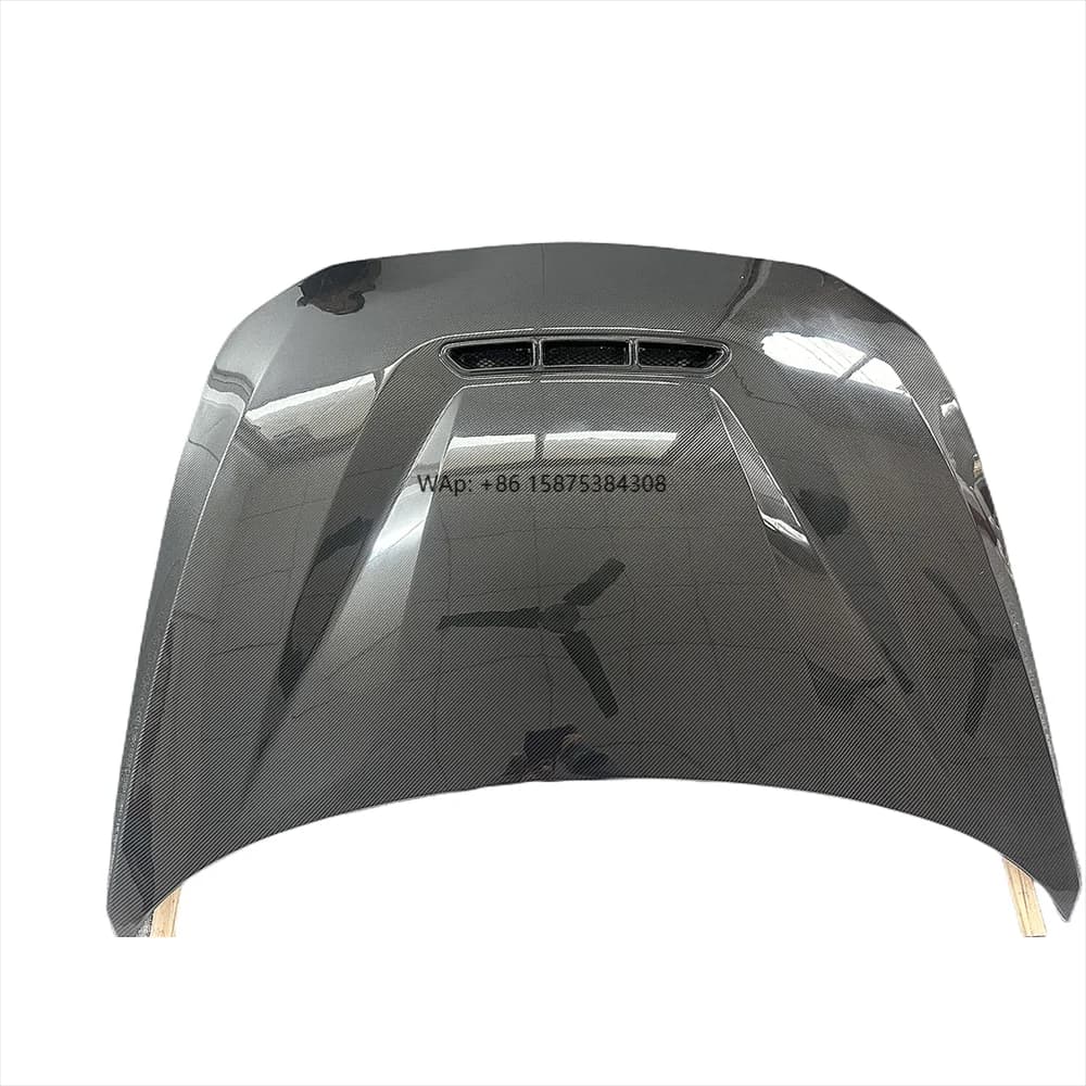 Auto Engine Hood for M2 F87 F22 F23 2016-IN CS Style Dry Carbon Fiber Gloss Black Hood