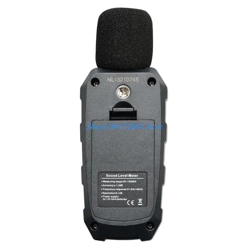 Accurate Digital Decibel Sound Level Meter Noise Measuring Device With Clear Display Light Weight For Quick Testing