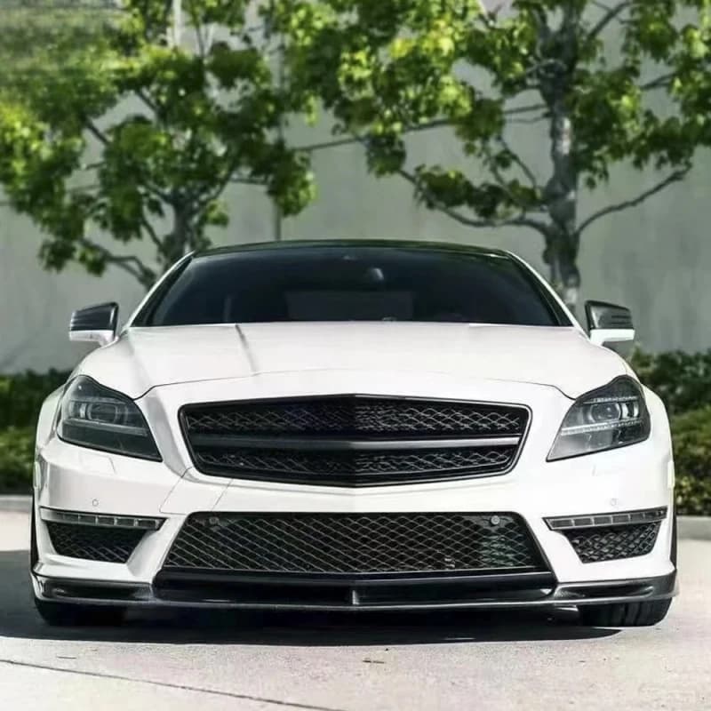 For  CLS63 W218 Pre Real Carbon Fiber Body Kit Front Rear Lip Side Skirts Spoiler Mirror Ca Durable Premium Car Accessories