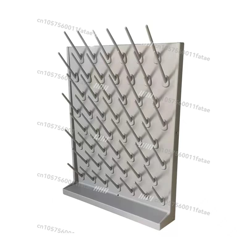 Laboratory Drip Rack PP Single and Double-sided Adjustable 27-stick Beaker Holder Drain Utensils Cool Dry Rack High Density