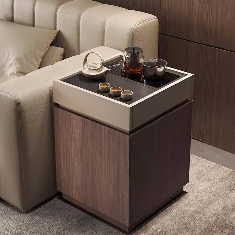 Hidden Brown Coffee Tables Living Room Storage Lateral Living Room Coffee Tables Apartments Wooden Tavolino Salotto Furniture