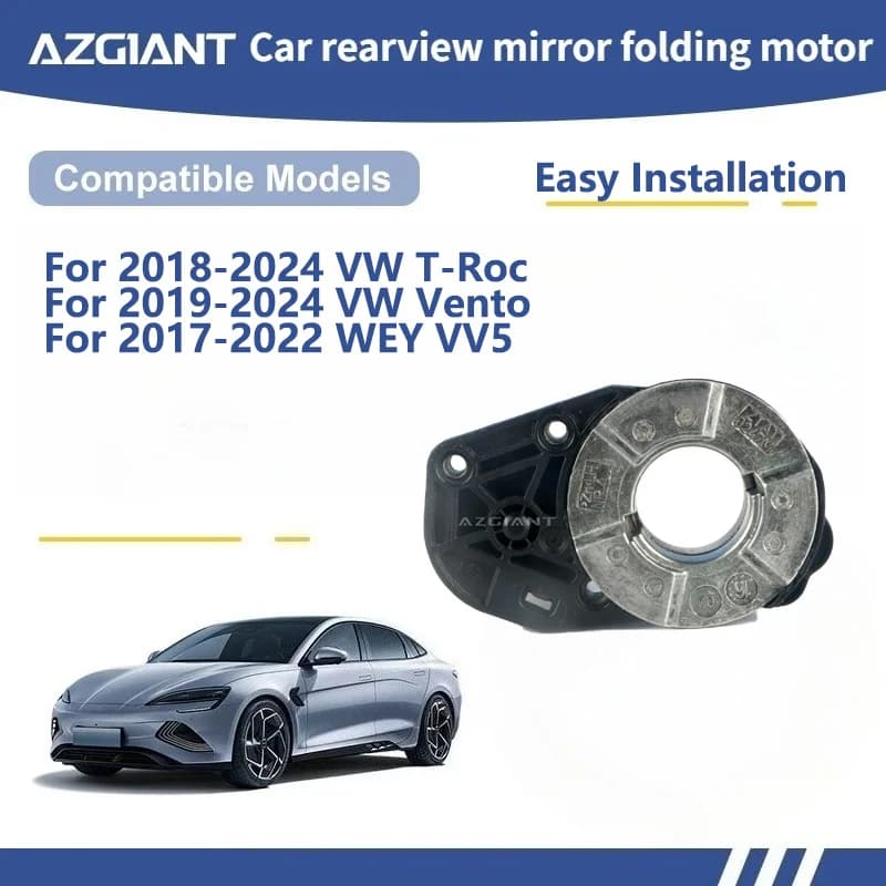 AZGIANT For VW Tiguan MK2/T-Roc/Vento WEY VV5 Car Wing Mirror Authentic Folding Motor Power Assembly car gadgets 12V Motor