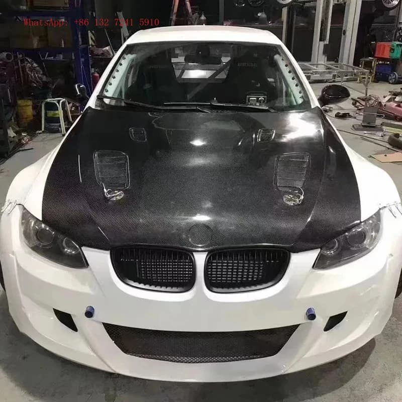 Lightweight Carbon Fiber Front Hood, Modified Automotive Exterior Accessories, Fit For E90 2008-2012