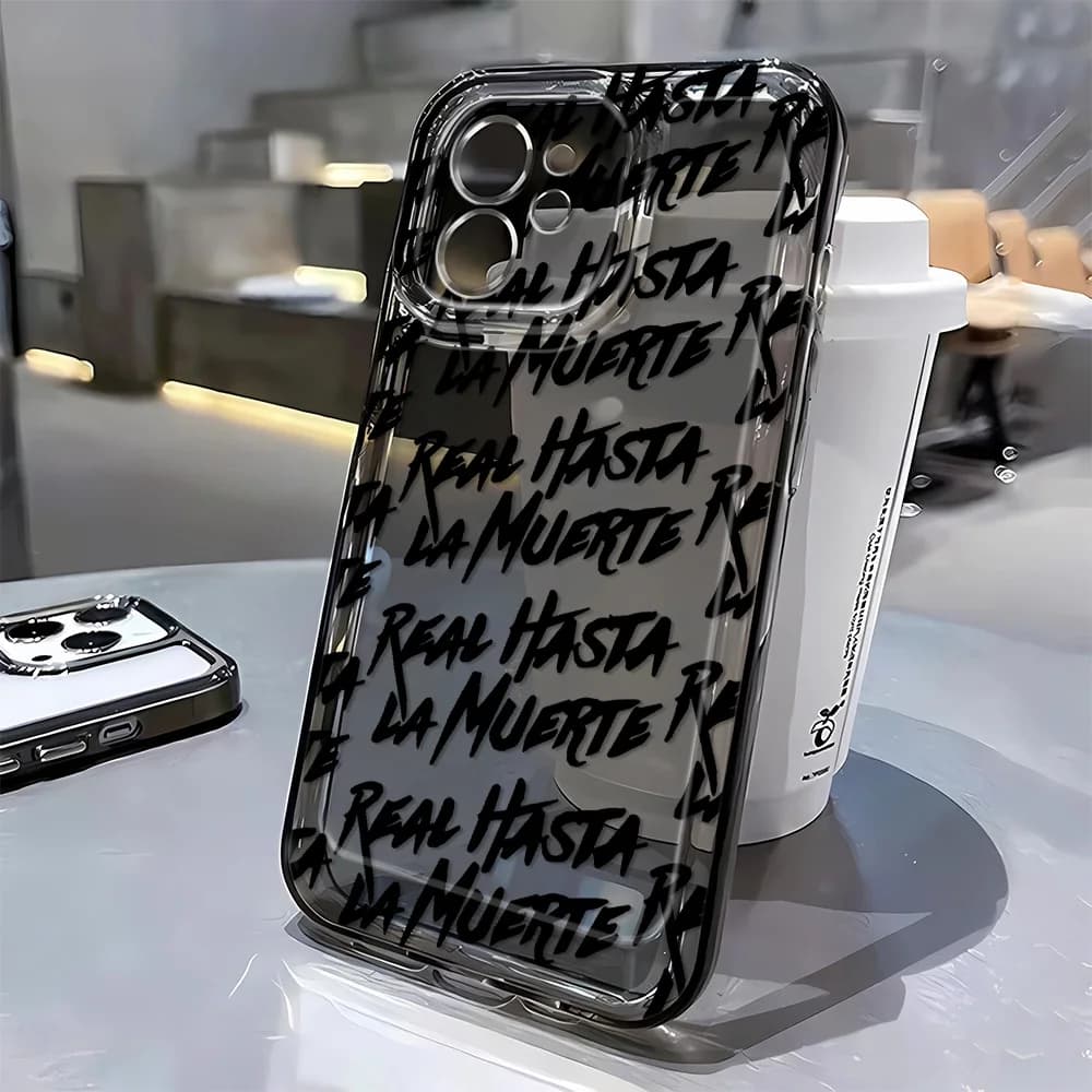 Anuel AA Rapper Hot Precise Hole Film Case For iPhone 14 15 16 Plus iPhone 13 12 11 Pro XS MAX XR 8 7 Plus 16E SE 2020 Cover