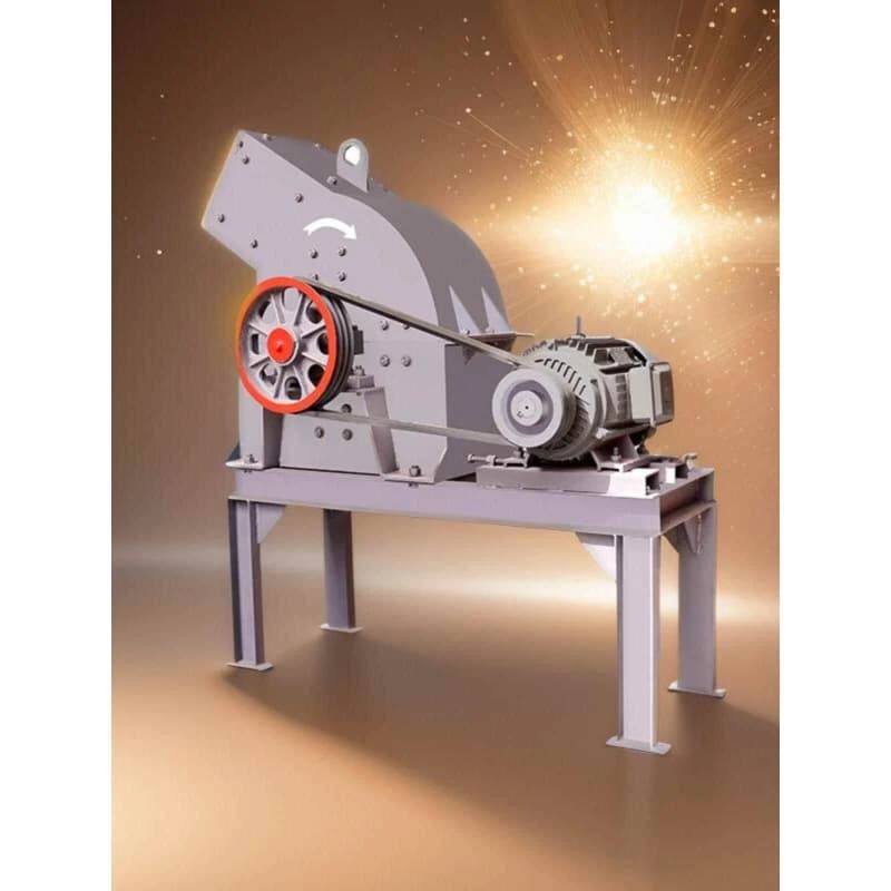 Stone crusher Small mobile construction waste Stone concrete block Ore sand making machine Hammer crusher