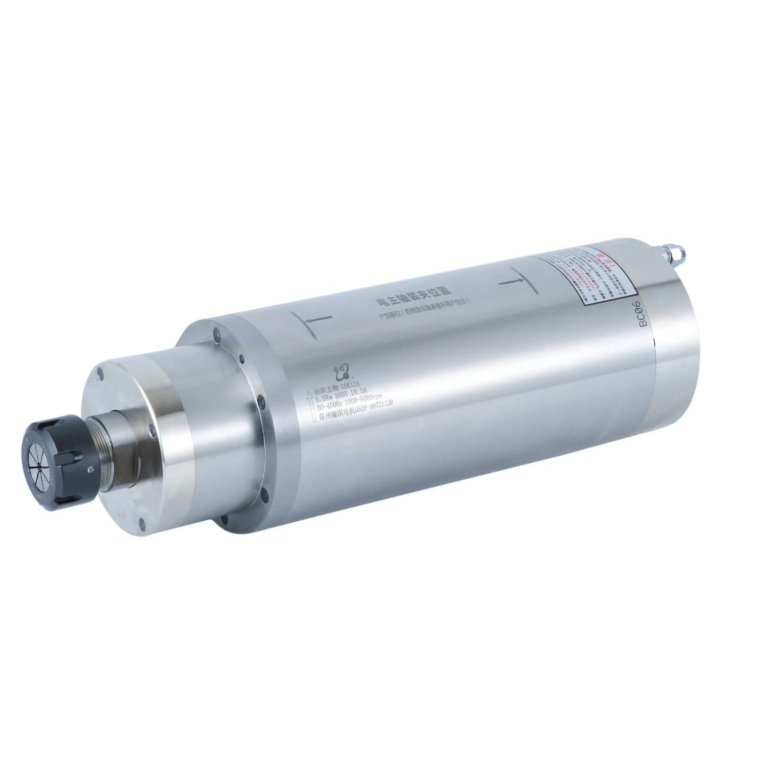 Engraving Machine Spindle Motor  square Air-cooled 5.5KW Electric Spindle  GDK125-9Z/5.5