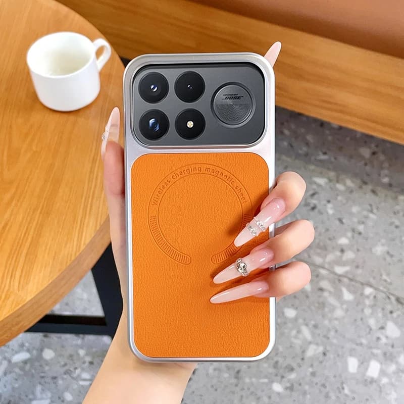 For Xiaomi Poco F9 Ultra Poco F9 Pro Case Ultra-Thin Matte Leather Magnetic Wireless Charging Shockproof Back Cover Accessories