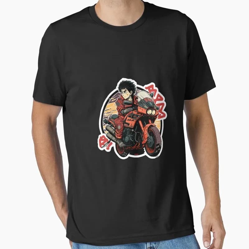 Akira Anime Gift T‑Shir Otomo Katsuhiro Vintage Sci‑Fi Manga Graphic Tee Shotaro Kaneda Neo‑Tokyo Unisex Streetwear Tops