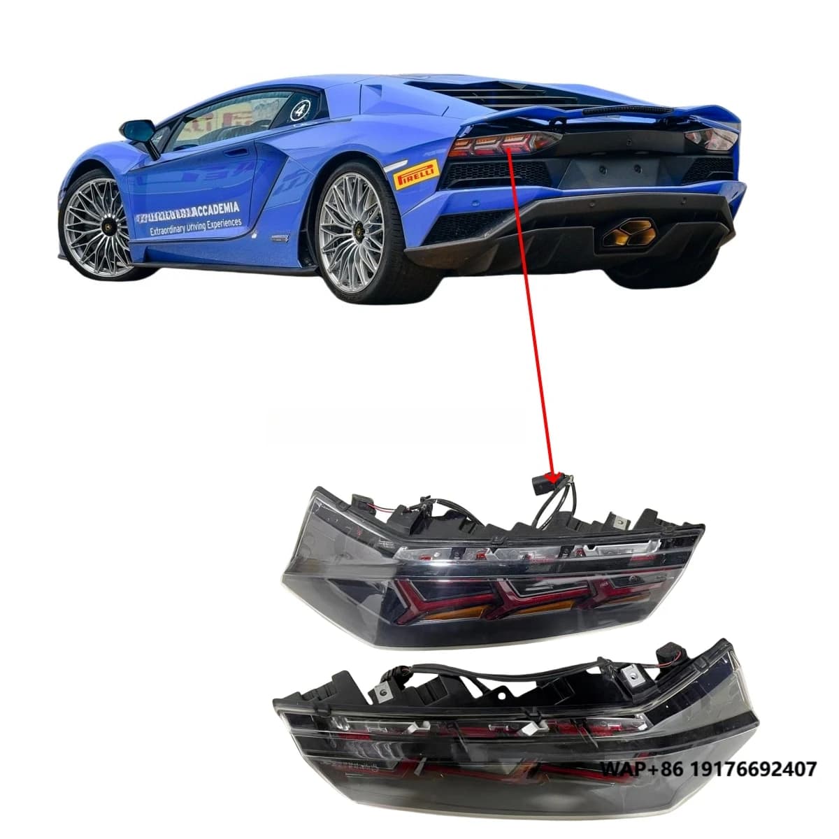 ForLamborghini LP700 Original Used Rear Warning Light Rear Lighting OEM 470945095D 470945096D