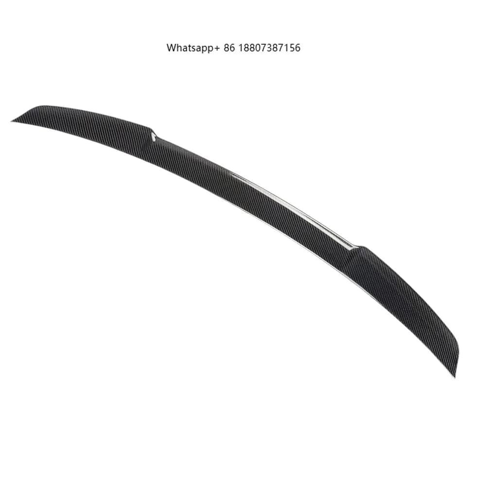 2019 forAudi A5 Carbon Fiber Front Bumper Lip & Rear Spoiler 003 Style Wet Car Spare Parts New Condition Fit for 2013 Models