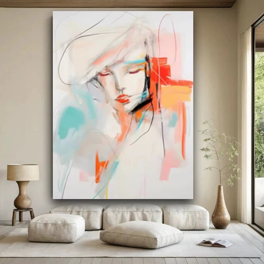 Abstract Body painting Art Hand Painted Oil Painting on Canvas Modern wall Paintings For Living Room Home Decor wall Art Picture