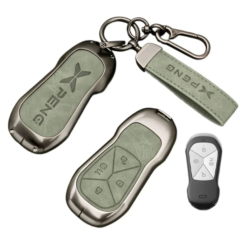 Premium Zinc Alloy Key Cover Case for XPENG P7/G6/P7i/P5/G3/G3i/G9 - Protective Key Fob Shell