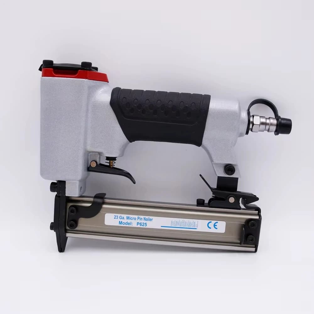 Headless Pin Nail Gun P625 10-25mm Aluminum Air Nail Gun, Top Exhaust