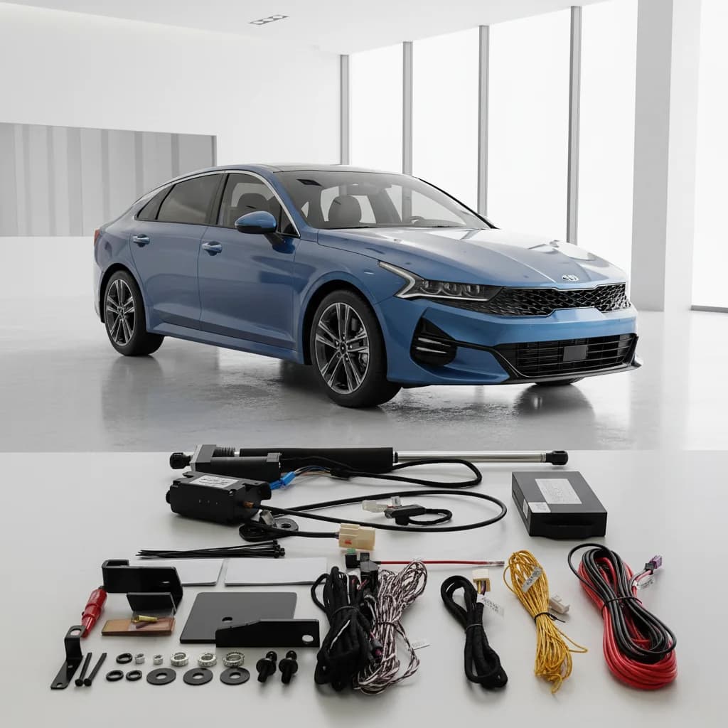 For Kia K5 2020+ electric tailgate kit, luggage compartment lift function, and electric tailgate modification