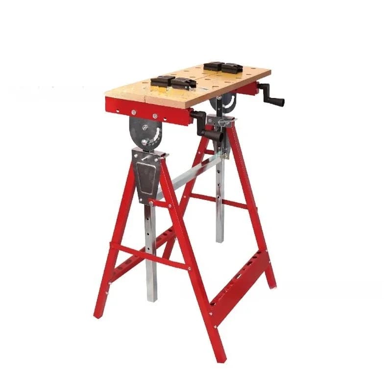 The worktable can be turned over, the multi-functional saw horse, and the gear needs to be adjusted! Operator