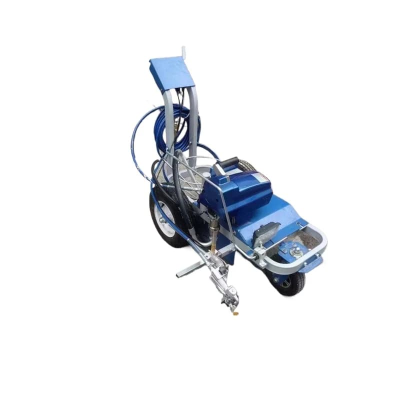 Hand-pushed cold spray marking machine, road parking lot marking equipment, school plastic running marking machine