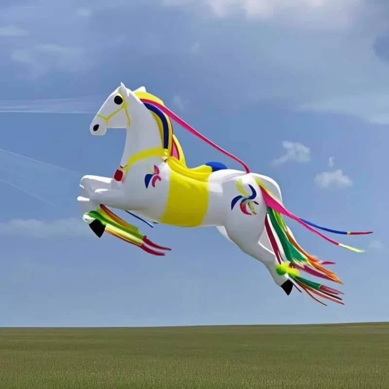 The new kite 40D nylon umbrella cloth 5 meters Pegasus kite cannot be flown alone, pendant