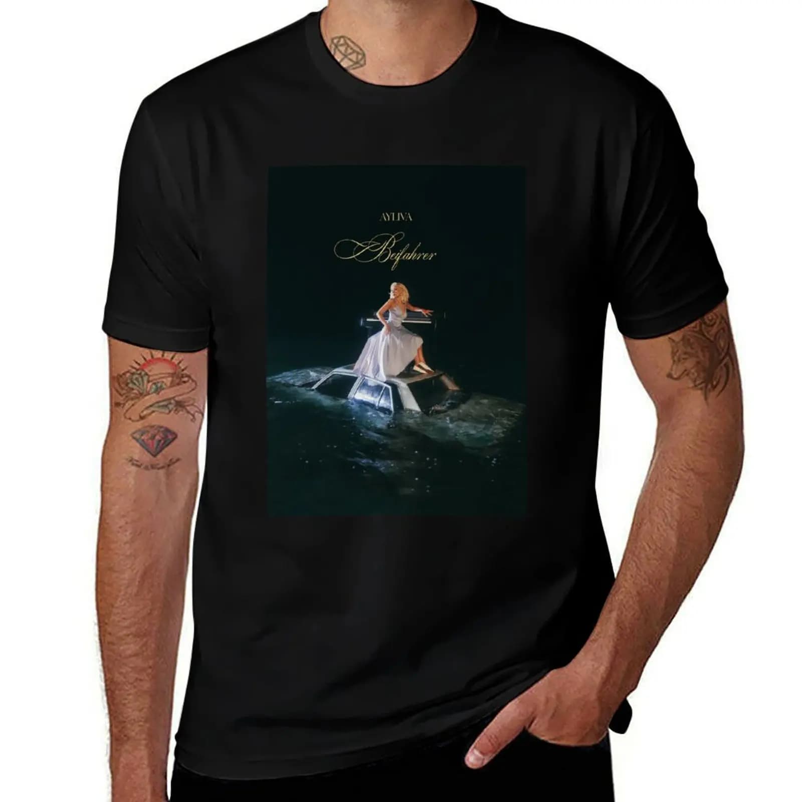 ayliva Beifahrer T-Shirt Sporty Breathable Short Sleeve T-Shirt