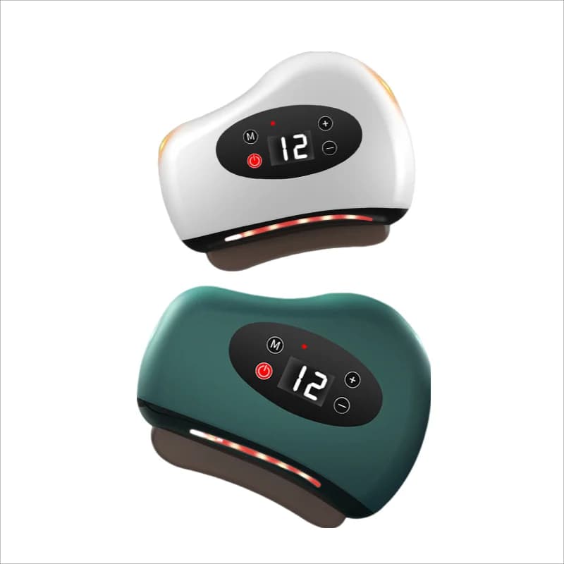 Handheld electric scraping massager, physiotherapy health care body muscle massage dredging meridian treatment relaxation tool