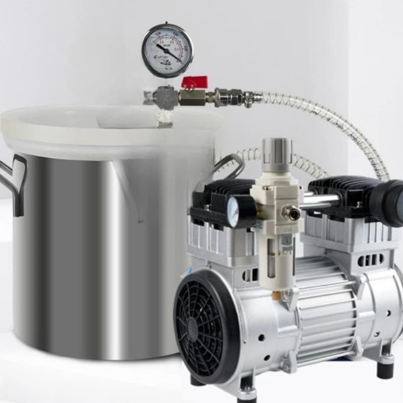 No oil pump vacuum defoaming bucket, glue defoaming stable wood equipment