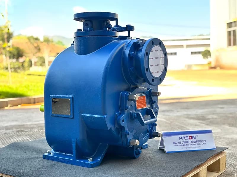 Popular Sales  PT Horizontal Self Priming Sewage Pump 6inch Dewatering Pump for Waste Water Treatment System