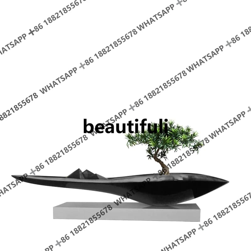Modern Simple Personality Creative Flower Ornament Art Decorative Art Installation Flower Ornament Large Ornament