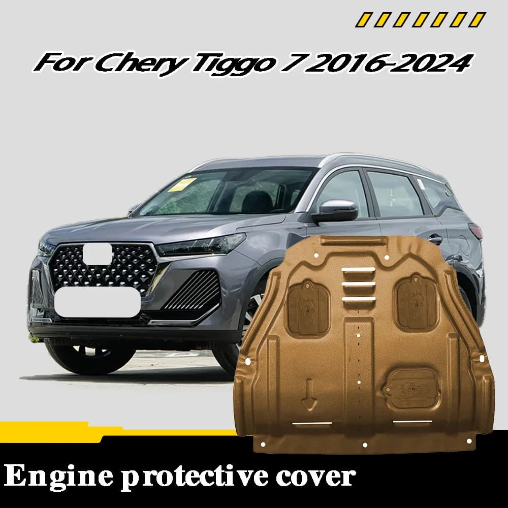 Vehicle - Specific Splash - Proof Durable Sturdy Engine Undercover And Lower Mudguard For Chery Tiggo 7 2016-2024 2.0L