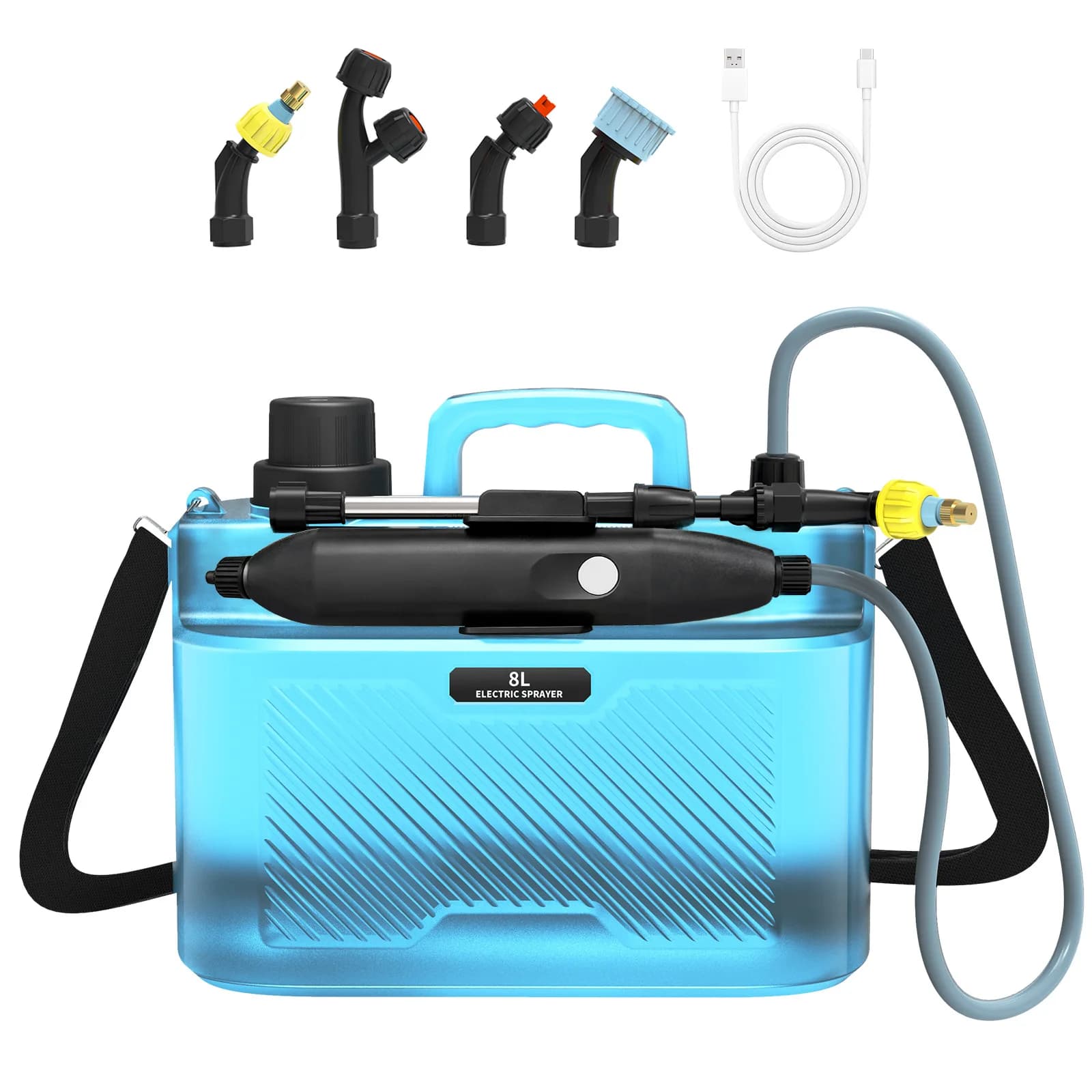 electric sprayer garden high voltage lithium battery with display number three-speed speed regulation lithium electric